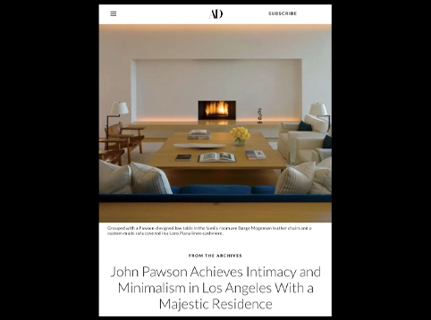 ARCHITECTURAL DIGEST – WILL & JADA PINKETT SMITH